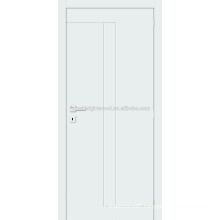 White internal design door with customized groove surface